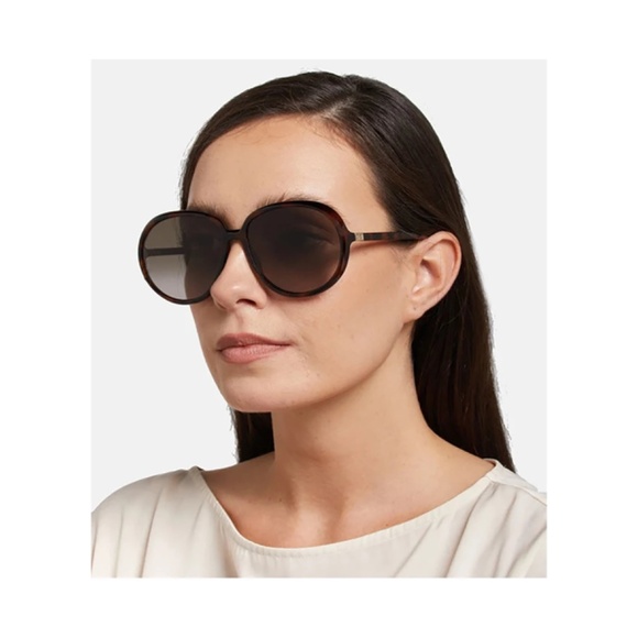 GIVENCHY GV7180/S 086HA TORTOISE HAVANA GRADIENT BROWN ROUND SUNGLASSES. 61mm - Picture 2 of 15